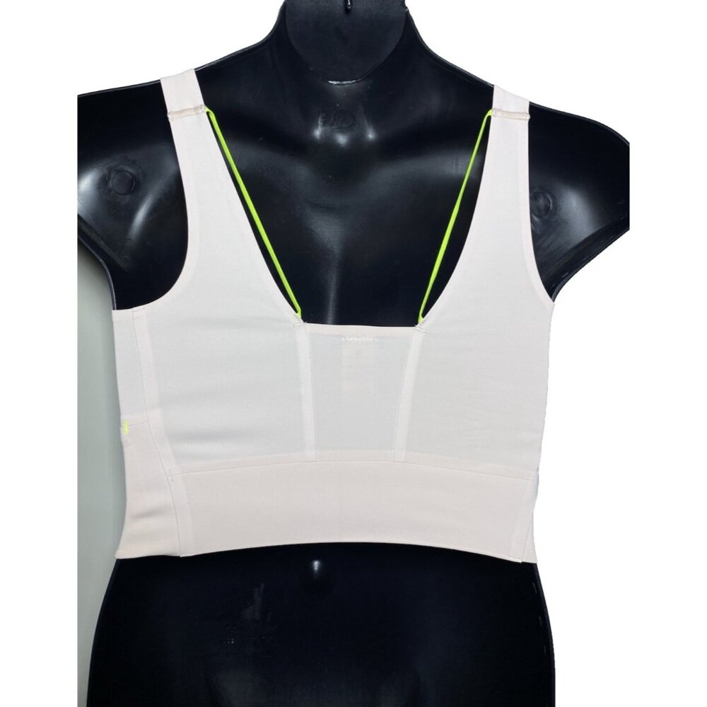 Brooks Women's White High-Support Sports Bra - Picture 9 of 10